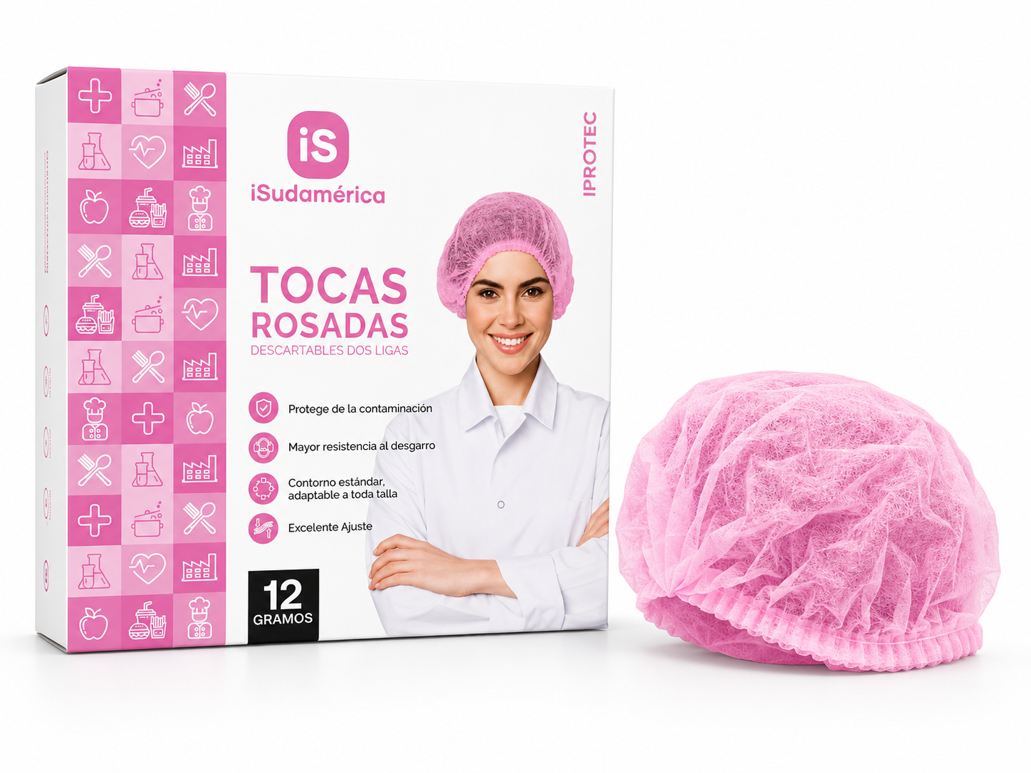 Toca Descartable · Rosado · iSudamérica